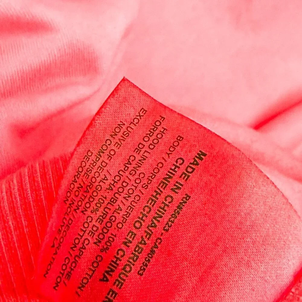 Nike Solstice Sleeveless Hoodie Ombre Pink Graphic Oversized Pullover Top XL - Picture 12 of 12